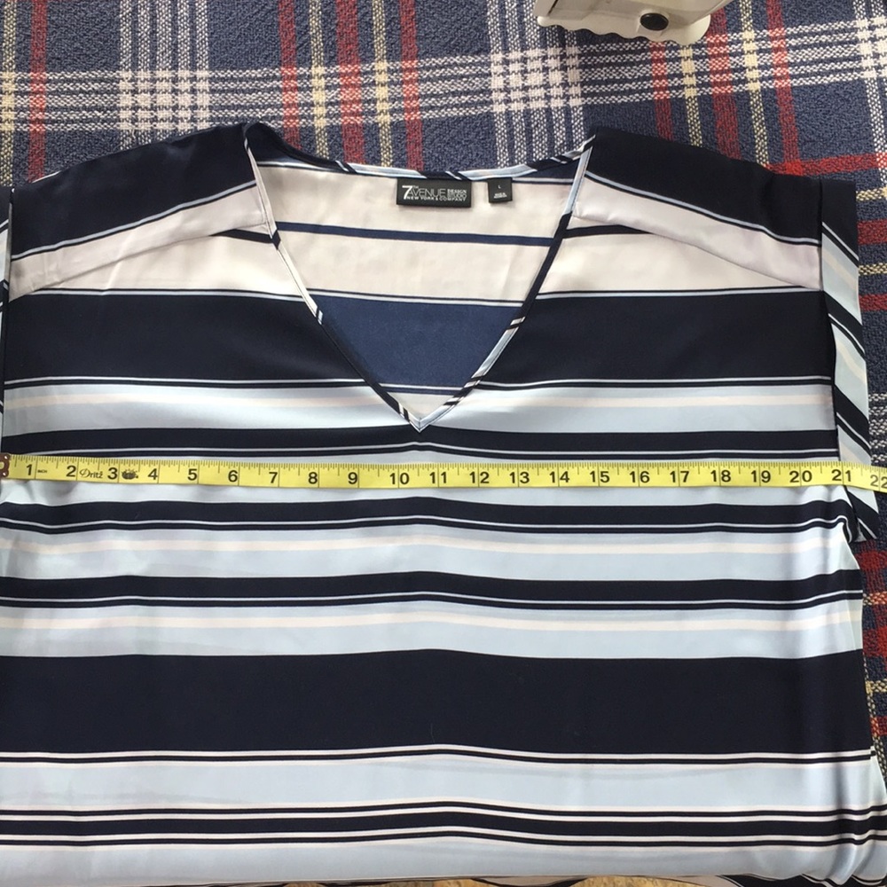 Cute Striped Top by New York & Company Size L - Picture 8 of 8